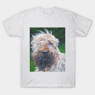 Soft-coated Wheaten Terrier Fine Art Painting T-Shirt